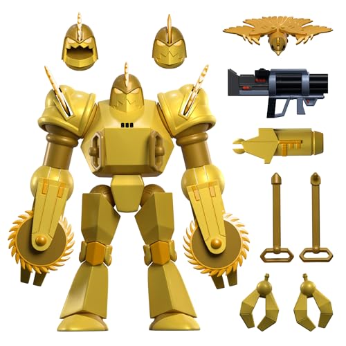 Super7 SilverHawks Buzz-Saw – SilverHawks 20,3 cm Figur mit Zubehör, klassischen Sammlerstücken und Retro-Spielzeugen von Super7