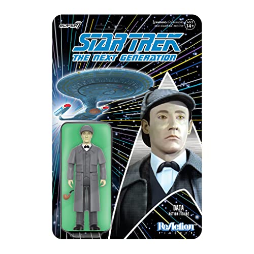 Super7 Star Trek: The Next Generation Elementary Data 9,5 cm Reaktionsfigur von Super7