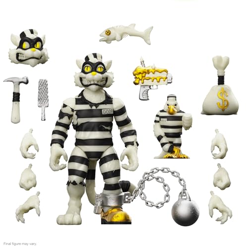 Super7 Teenage Mutant Ninja Turtles Ultimates! - Scratch Cat (Glow) Actionfigur von Super7