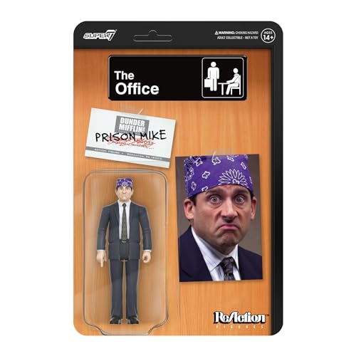 Super7 The Office Reaction Figures Wave 2 - Michael Scott (Prison Mike) Actionfigur von Super7