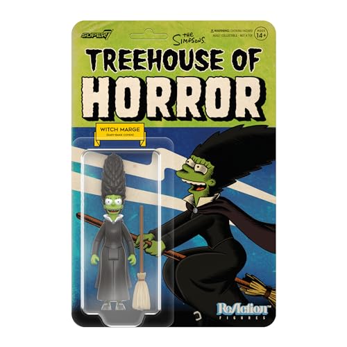 Super7 The Simpsons Reaction Figures Wave 04 (Tree House of Horror v2) - Witch Marge von Super7