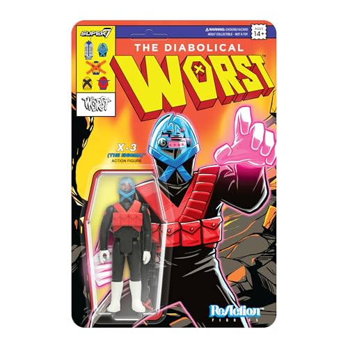 Super7 The Worst Reaction Figures Wave 05 (Mutant Team) - X3 (The Enigma) Action Figure von Super7