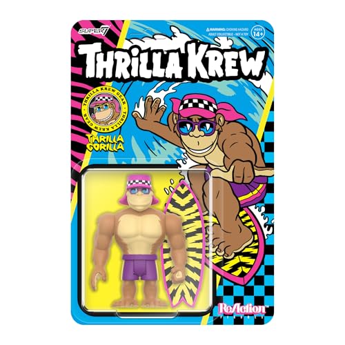 Super7 Thrilla Krew Reaktionsfiguren Wave 02 - Thrilla Gorilla Actionfigur von Super7