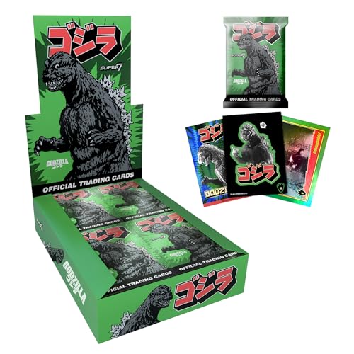 Super7 Toho Foil Pack Sammelkarten Showa Serie 1 Boxed PDQ Action Figure 24 Sammelkartenpakete von Super7