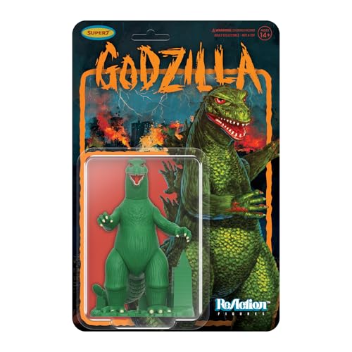 Super7 Toho Reaktionsfiguren - Godzilla (Modellbausatz auf Karte) Actionfigur von Super7