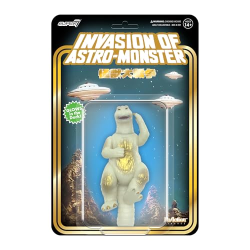 Super7 Toho Reaktionsfiguren - Godzilla '65 (Victory Celebration, Glow) Actionfigur von Super7