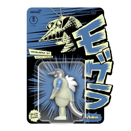 Super7 Toho Reaktionsfiguren - Moguera (Glow) Actionfigur von Super7