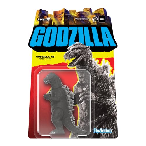 Super7 Toho Reaktionsfiguren Wave 05 - Godzilla '55 (Graustufen) Actionfigur von Super7