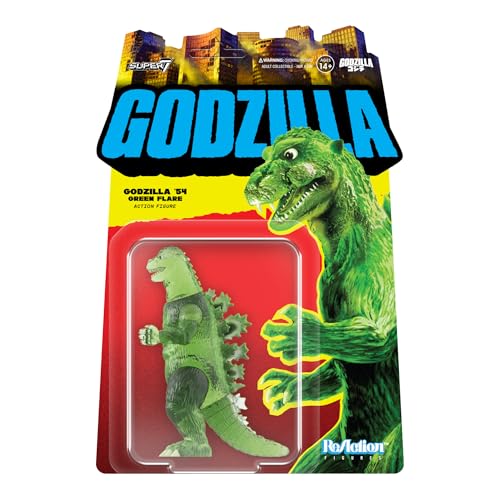 Super7 Toho Reaktionsfiguren Wave 07 - Godzilla (Semi-Clear Green Version) Actionfigur von Super7