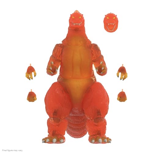 Super7 Toho Ultimates! - Blazing Godzilla (1200º Clear Orange) Actionfigur von Super7