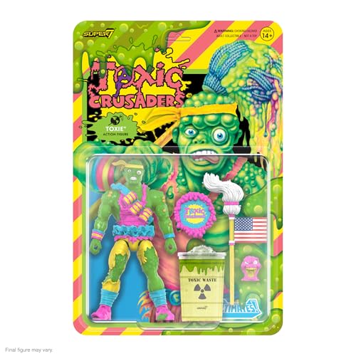 Super7 Toxic Crusader Ultimates! - Toxie (Slime - Glow) Actionfigur von Super7