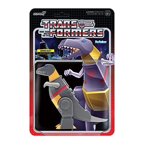 Super7 Transformers Grimlock Dino 9,5 cm Reaktionsfigur von Super7