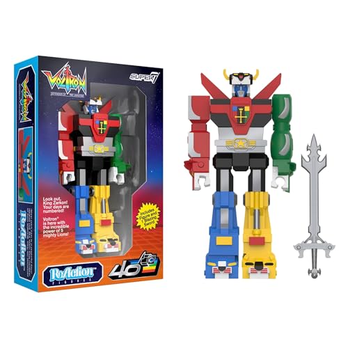 Super7 - Voltron 40th Anniversary Reaction Figure - 9,5cm Scale with Blazing Sword Accessory SDCC 2024 von Super7