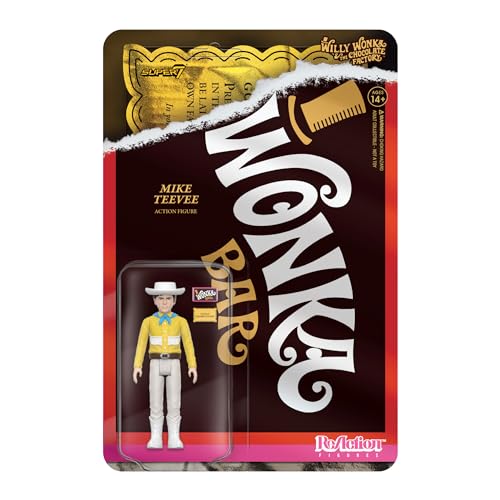 Super7 Willy Wonka und die Schokoladenfabrik Mike Teevee – 9,5 cm große Actionfigur mit Zubehör, Klassische Film-Sammlerstücke und Retro-Spielzeug von Super7