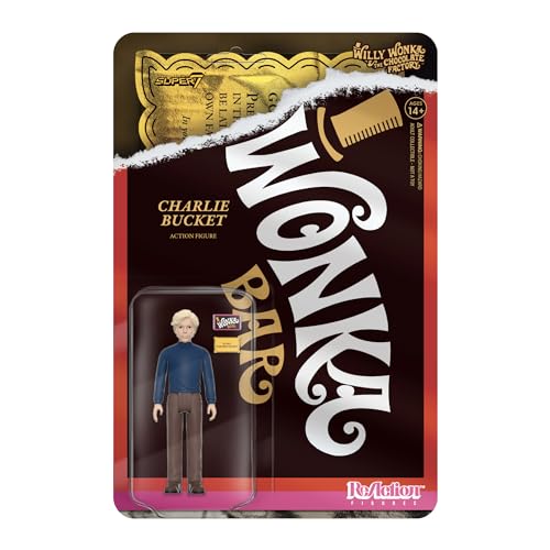 Super7 Willy Wonka & The Chocolate Factory Reaktionsfiguren Wave 02 - Charlie Bucket Actionfigur von Super7