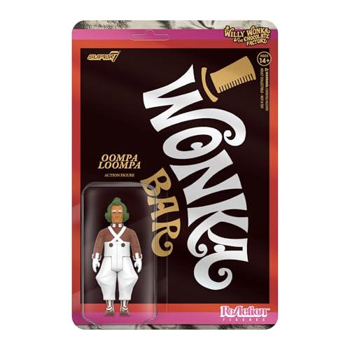 Super7 Willy Wonka & The Chocolate Factory Reaktionsfiguren Wave 03 - Oompa Loompa Actionfigur von Super7