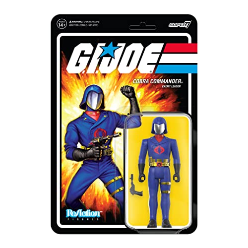 Unbekannt GI Joe W3 Cobra Commander Reaction FIG, RE-GIJOW3A-CCO-, Multi von Super7