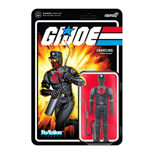 Unbekannt GI Joe W3 Cobra SNAKELING Goggles Torch Brown Reaction FIG von Super7