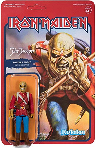 Unbekannt Iron Maiden Reaction Actionfigur The Trooper 10 cm von Super7