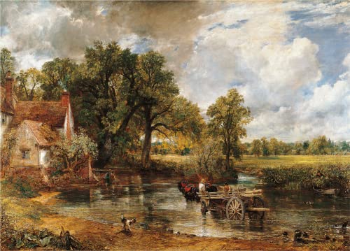 SuperPower® John Constable Ölgemälde, Motiv: The Hay Wain von 1000 Stück, berühmte Leinwand, für Teenager, Familie, Erwachsene, Spiele von SuperPower