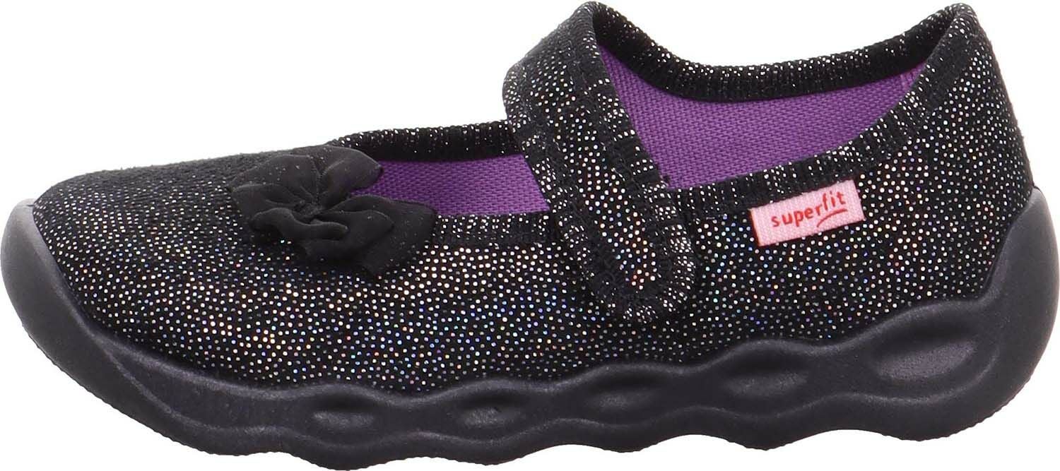 Superfit Bubble Hausschuhe, Black, Größe 24 von Superfit