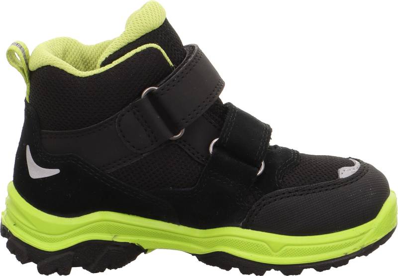 Superfit Jupiter GTX Kinder Sneaker, Black/Light Green, 25, Kinderschuhe von Superfit