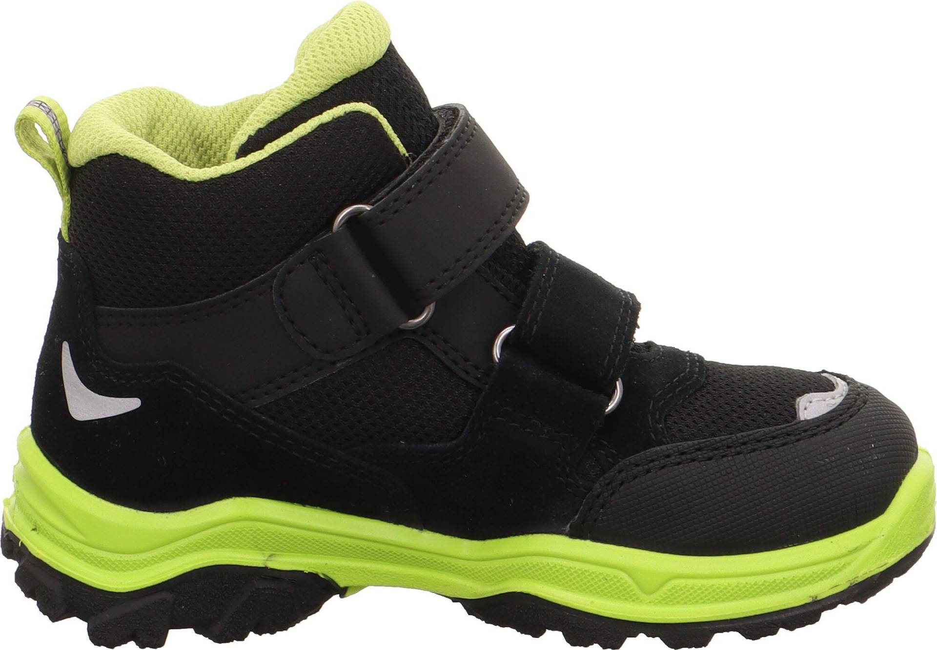 Superfit Jupiter GTX Kinder Sneaker, Black/Light Green, 30, Kinderschuhe von Superfit