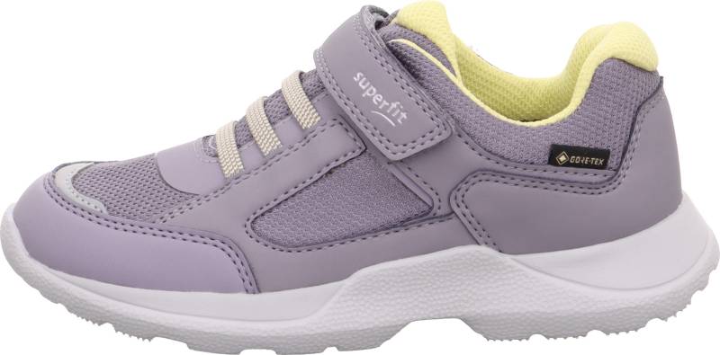 Superfit Rush GTX Kinder Sneaker, Purple/Yellow, 24, Kinderschuhe von Superfit