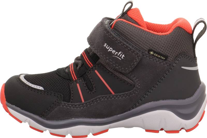 Superfit Sport5 GTX Kinder Sneaker, Grey/Red, 30, Kinderschuhe von Superfit