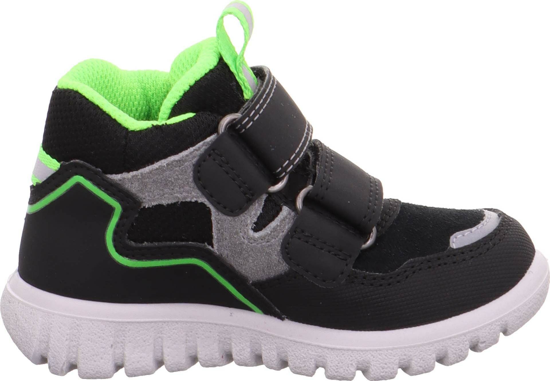 Superfit Sport7 Mini GTX Kinder Sneaker, Black/Green, 20, Kinderschuhe von Superfit