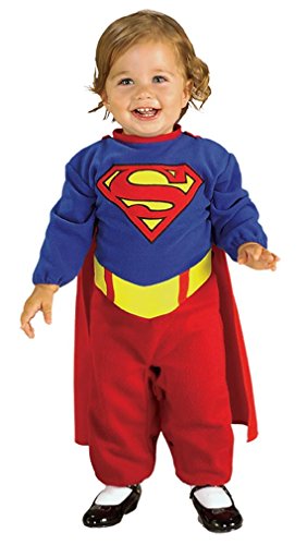 Süßer Superman Strampler Kostüm Babykostüm Baby Strampler Karneval, Größe 68-80 von Rubie's