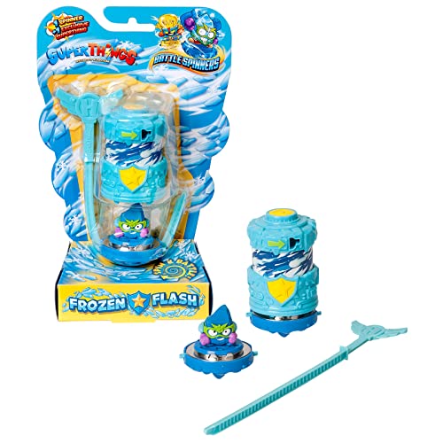 Superzings – Battle Spinner – Frozen Flash, enthält 1 Spinner & 1 SuperThing Exclusive von SUPERTHINGS RIVALS OF KABOOM