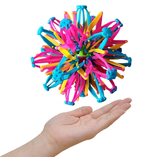 Colorful Expandable Breathing Ball Sphere Shrink Ball Toy | Expandable Breathing Ball,Expandable Magic Hoberman Ball Sphere,Magic Ball Toys to Handle All Kids & Adults Stress Needs for Yoga,ADHD von Suphyee