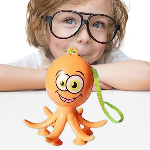 Suphyee Pop Tubes Sinnesspielzeug,Pop Tubes Zappelspielzeug,Octopus Light up Fidget Tubes - Zappelspielzeug, sensorisches Spielzeug, Kleinkindspielzeug für fantasievolles Spielen und kreatives Lernen von Suphyee
