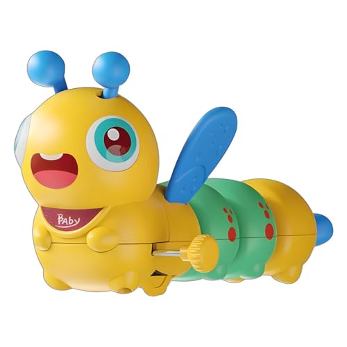 Suphyee Caterpillar Laufspielzeug, Aufziehbarer Caterpillar Crawler | Aufziehbares Raupenspielzeug | Lernspaß, süßes Laufspielzeug für, Mädchen, Kinder ab 3 Jahren von Suphyee