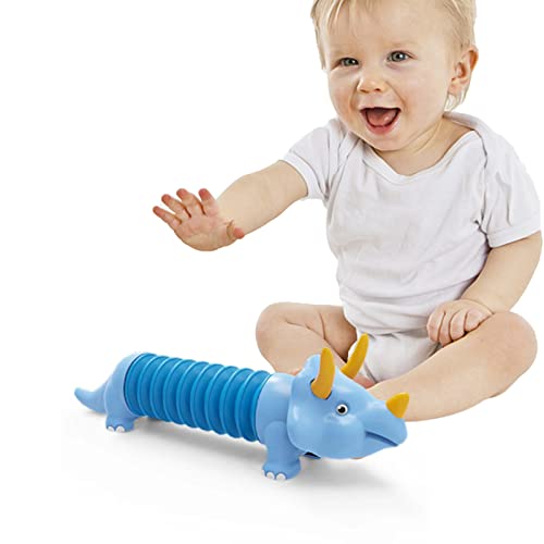 Suphyee Dinosaurierfigur Spielzeug für Kinder - Sicheres und geruchloses Springs Dinosaurier-Spielzeug - Badespielzeug für Kinder, Klassenzimmer, Bildungsparty, Cupcake von Suphyee