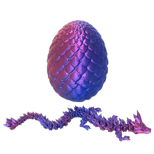 Suphyee Drachenei, 3D-Gedruckter Drachenei mit Drache, Flexible Gelenke, 3D Gedruckter dracheneier – Drache im Ei für Kinder und Erwachsene von Suphyee