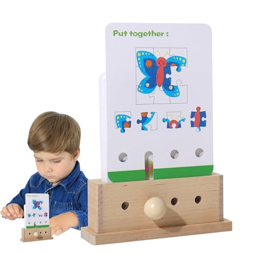 Suphyee Farb- und Form-Matching-Puzzle, Matching-Kartenspiel | Feinmotorik-Vorschulspiel - Lernkarten für Kinder, Feinmotorik-Vorschulspiel, unterhaltsames Lern-Matching-Spiel für Kinder zu Hause, von Suphyee