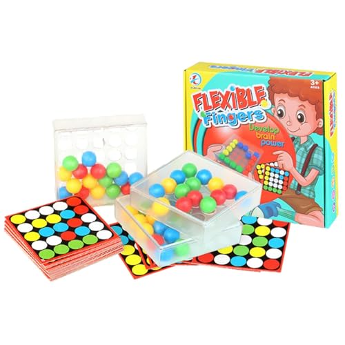 Suphyee Farbanpassungsspiel,-Farbanpassungsspielzeug | Bead Color Match Logikspiel - Farbgehirnspiel zur Entwicklung logischen Denkens, Spielzeug für und Mädchen von Suphyee