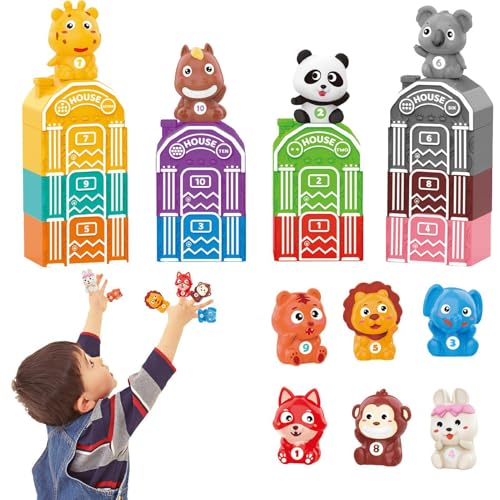 Suphyee Fingerpuppen-Set, Fingerpuppen für Kleinkinder,Barn Toys Tierpuppe | 20 x Lernspielzeug für Kleinkinder, Fingerspielzeug, Cartoon-Tier, Partygeschenke, Rollenspiele von Suphyee