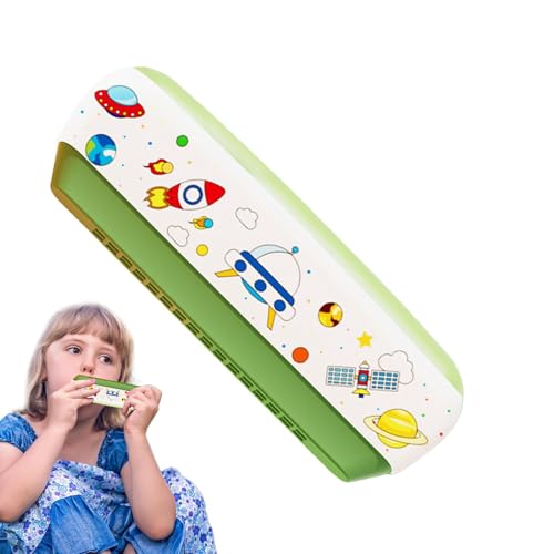 Suphyee Mundharmonika für Kinder, Mundharmonika-Mundharmonika, Kleine Hai-förmige Cartoon-Mundharmonika für Kinder, Waschbare Vorschul-Lernspiele, multifunktionales Musikspielzeug für kreatives von Suphyee