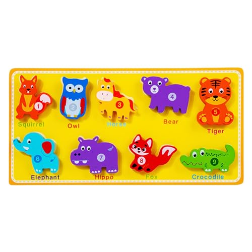 Suphyee Passendes Puzzle-Spielzeug, sensorisches passendes Puzzle - Farblich passendes Puzzle-Spielzeug in Cartoon-Form | Kinder ab 3 Jahren, Vorschul-Lernspielzeug für Kindergarten, Schlafzimmer von Suphyee