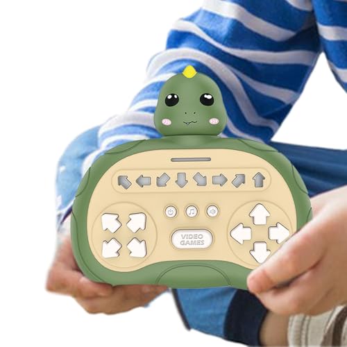 Suphyee Push-Spiel, Handheld-Spiele für Kinder - Sensorische Spielzeuge Cartoon-Handheld-Spiele | Fidget Controller, Handheld-Spiel mit Musiklicht für Partys im Freien, Spiele, Familientreffen, Urlaub von Suphyee