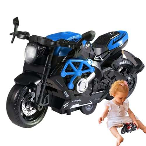 Suphyee Spielzeug zum Zurückziehen von Motorrädern,Spielzeug zum Zurückziehen von Motorrädern | Trägheitsfahrzeugmo, realistisches, hochsimuliertes Motorrad - Cooler Motorsound, lehrreiches von Suphyee