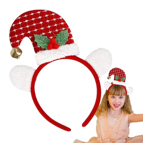 Suphyee Weihnachtsmann-Kopfbedeckung | Stirnbänder für Weihnachten | Weihnachtskostümzubehör, Weihnachtsaccessoires, festliches Partyzubehör für Kinder, Damen, Herren, Weihnachts- und Feiertagspartys von Suphyee