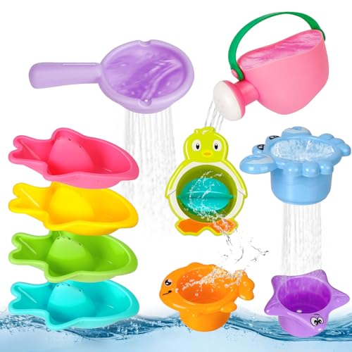 Badewannenspielzeug, 10 Stück Wasserspielzeug Kinder, Badespielzeug Baby ab 1 2 3 4 Jahre, Wasser Spielzeug, Schwimmbad Pool Spielzeug, Geschenke Badewannenspielzeug, 10 Stück Wasserspielzeug Kinder, Badespielzeug Baby ab 1 2 3 4 Jahre, Wasser Spielzeug, Schwimmbad Pool Spielzeug, Geschenke von Suprbee