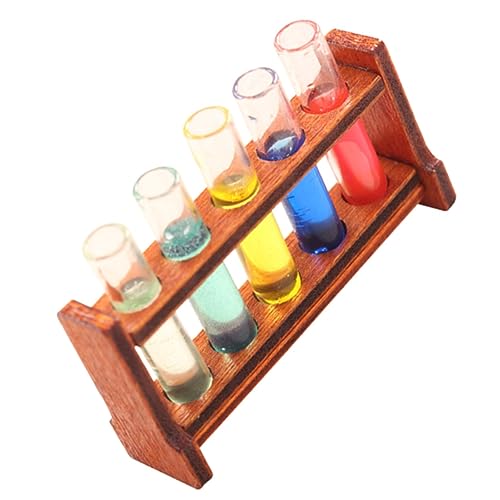 SUPVOX 1satz Miniatur Testrohr Mit Holzständer Bunte Puppenhaus Dekoration Und Experimente Zubehör Für Kreative Miniaturlandschaften SUPVOX 1satz Miniatur Testrohr Mit Holzständer Bunte Puppenhaus Dekoration Und Experimente Zubehör Für Kreative Miniaturlandschaften von Supvox