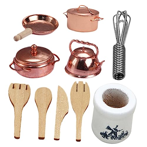 SUPVOX 1satz Miniatur Küchenset Teiliges Spielzeug Küchengeräte Realistische Mini-pots Für Puppenhaus-Dekoration Für Kreative Spielwelten Und Mini-häuser SUPVOX 1satz Miniatur Küchenset Teiliges Spielzeug Küchengeräte Realistische Mini-pots Für Puppenhaus-Dekoration Für Kreative Spielwelten Und Mini-häuser von Supvox