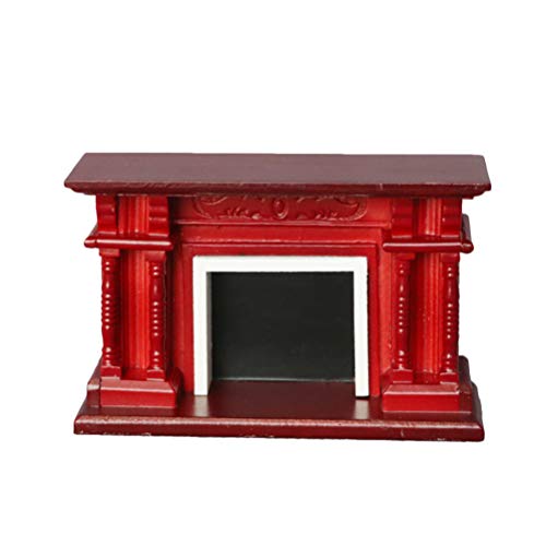 SUPVOX 1:12 Holz Puppenhaus Möbel Mini Kamin Modell für Wohnaccessoires Miniatur-Landschaft Kinder Spielzeug SUPVOX 1:12 Holz Puppenhaus Möbel Mini Kamin Modell für Wohnaccessoires Miniatur-Landschaft Kinder Spielzeug von Supvox