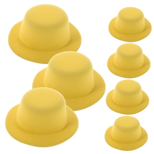 SUPVOX 10 Stück Mini Hüte Bastelset DIY Miniatur Bowler Caps für Haustiere und Puppen Leichte Kleine für Anfänger Vielseitige Bastelbasis für Partydekorationen und Haaraccessoires in SUPVOX 10 Stück Mini Hüte Bastelset DIY Miniatur Bowler Caps für Haustiere und Puppen Leichte Kleine für Anfänger Vielseitige Bastelbasis für Partydekorationen und Haaraccessoires in von Supvox